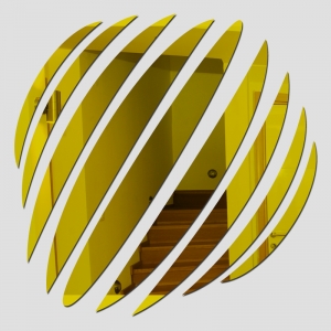 Veidrodiniai lipdukai "Dryžiukai"