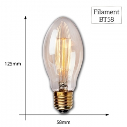 Dekoratyvinė lemputė "Edison" ()