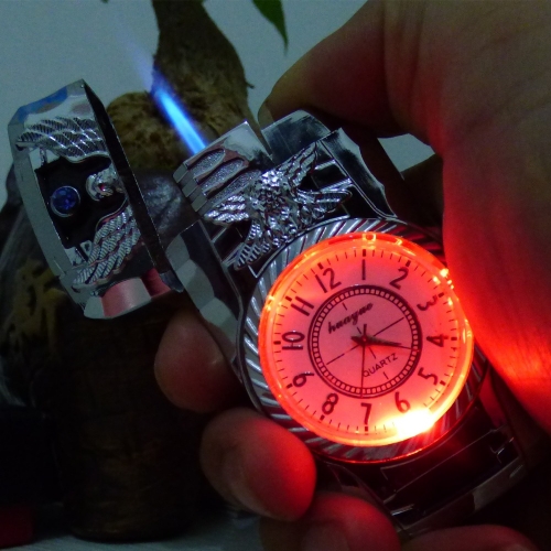 Laikrodis žiebtuvėlis "Sidabrinis erelis" (atsparus vėjui)