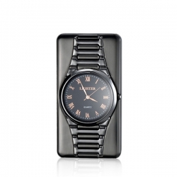 Laikrodis žiebtuvėlis "Juodasis automobilis 3"