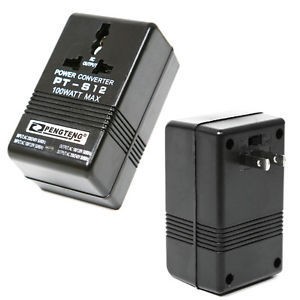 100W AC 110V/120V į 220V/240V įtampos keitiklis