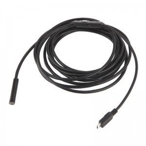Ypatingai plona filmavimo kamera (USB, Android, 6 LED, 5.5 mm Lens)