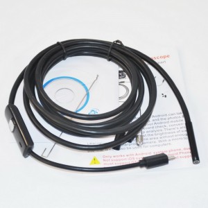 Ypatingai plona filmavimo kamera (USB, Android, 6 LED, 5.5 mm Lens)