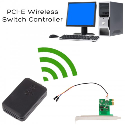 Kompiuterio nuotolinio valdymo sistema (20M PCI-E, Wireless, įjungti, išjungti, perkrauti kompiuterį)