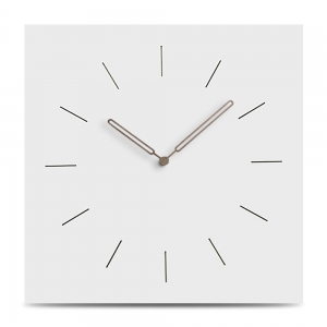 Sieninis laikrodis "Baltoji elegancija 2" (30 cm)