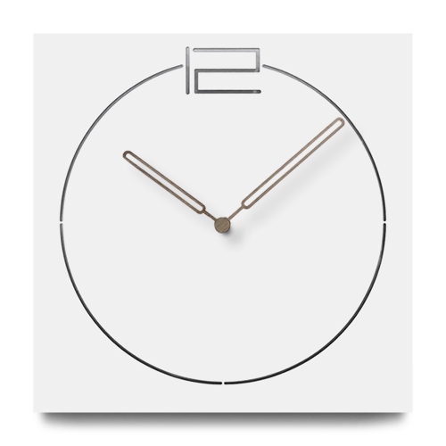 Sieninis laikrodis "Baltoji elegancija 3" (30 cm)