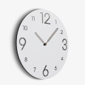 Sieninis laikrodis "Baltoji elegancija 4" (30 cm)