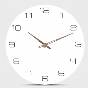 Sieninis laikrodis "Baltoji elegancija 8" (30 cm)