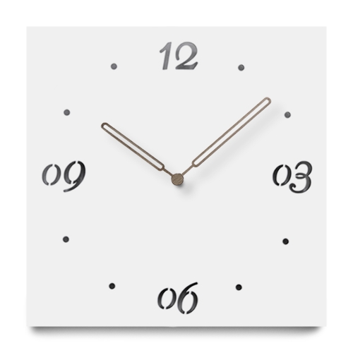 Sieninis laikrodis "Baltoji elegancija 10" (30 cm)