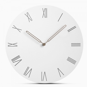 Sieninis laikrodis "Baltoji elegancija 13" (30 cm)