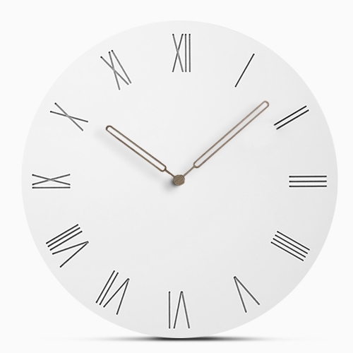 Sieninis laikrodis "Baltoji elegancija 13" (30 cm)