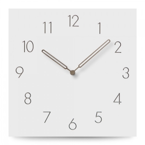 Sieninis laikrodis "Baltoji elegancija 19" (30 cm)