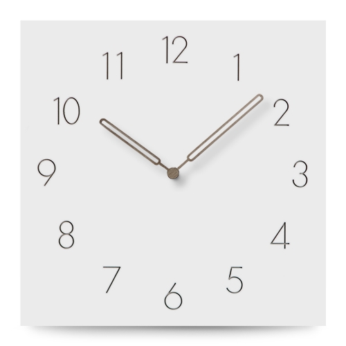 Sieninis laikrodis "Baltoji elegancija 19" (30 cm)