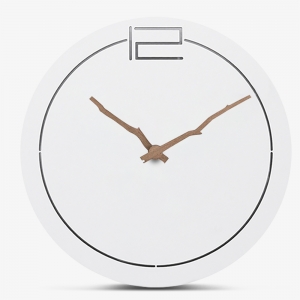 Sieninis laikrodis "Baltoji elegancija 21" (30 cm)