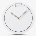 Sieninis laikrodis "Baltoji elegancija 21" (30 cm)