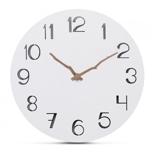Sieninis laikrodis "Baltoji elegancija 25" (30 cm)