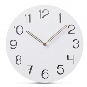 Sieninis laikrodis "Baltoji elegancija 25" (30 cm)