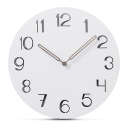 Sieninis laikrodis "Baltoji elegancija 25" (30 cm)