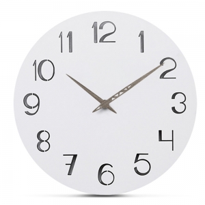 Sieninis laikrodis "Baltoji elegancija 25" (30 cm)