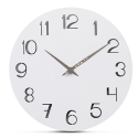 Sieninis laikrodis "Baltoji elegancija 25" (30 cm)