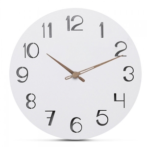Sieninis laikrodis "Baltoji elegancija 25" (30 cm)