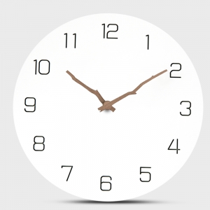 Sieninis laikrodis "Baltoji elegancija 26" (30 cm)