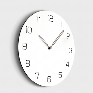 Sieninis laikrodis "Baltoji elegancija 26" (30 cm)