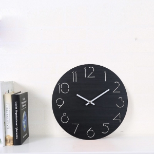Sieninis laikrodis "Juodoji elegancija 2" (30 cm)