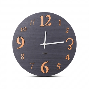 Sieninis laikrodis "Juodoji elegancija 8" (30 cm)