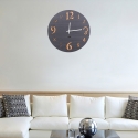 Sieninis laikrodis "Juodoji elegancija 8" (30 cm)
