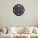 Sieninis laikrodis "Juodoji elegancija 8" (30 cm)