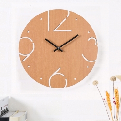 Sieninis laikrodis "Medinė elegancija 2" (30 cm)