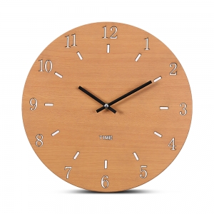 Sieninis laikrodis "Medinė elegancija" (30 cm)