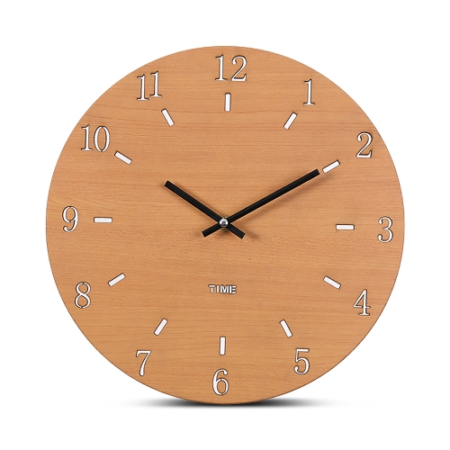 Sieninis laikrodis "Medinė elegancija" (30 cm)