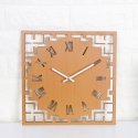 Sieninis laikrodis "Medinė elegancija 6" (30 cm)