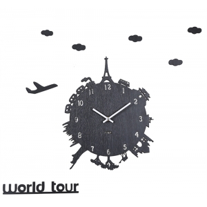 Sieninis laikrodis "Paryžiaus elegancija" (30 cm)