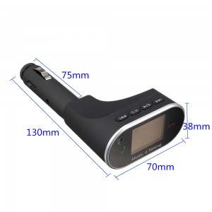 FM bangų moduliatorius automobiliams (su Bluetooth laisvų rankų įranga)