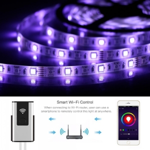 Nuotolinio valdymo LED šviesos juostų valdiklis "RGB"