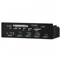 5.25" priekinis skydelis "Aukščiausia klasė 4" (3 ports USB3.0, USB 3.1, eSATA)