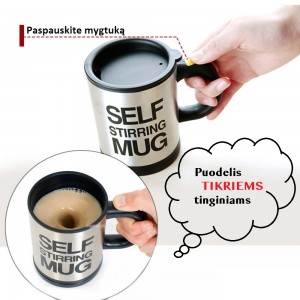 Puodelis TIKRIEMS tinginiams