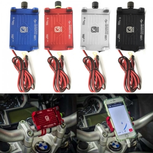 Telefono laikiklis-kroviklis mootociklui "Greitai ir patogiai"