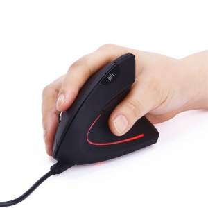 Belaidė vertikali ergonomiška bevielė pelė "Patogiau nebūna"