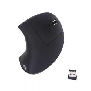Belaidė vertikali ergonomiška bevielė pelė "Patogiau nebūna"