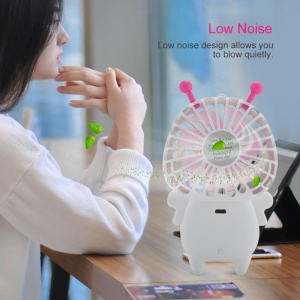 Rankinis mini kūdikių ventiliatorius "Gaivumos nuostabuma" (USB  pakraunamas, LED)
