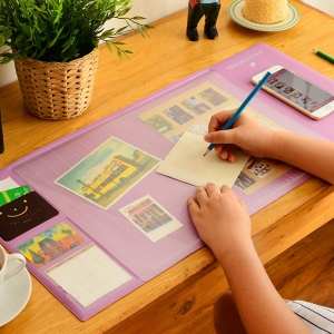 Super didelio dydžio pelės kilimėlis "Permatomi langeliai" (70 x 32 cm)