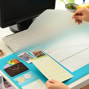 Super didelio dydžio pelės kilimėlis "Permatomi langeliai" (70 x 32 cm)