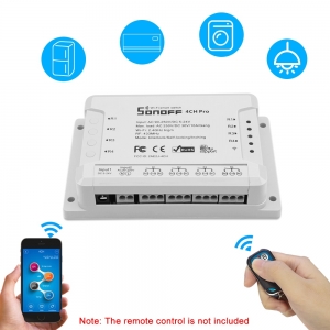 Automatinis 4 įrenginių modulis "Protingi namai" (WiFi, 433 MHZ)
