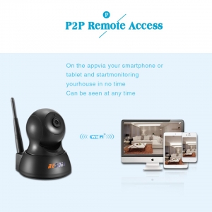 Stebėjimo IP kamera "Budrusis sakalas" (720P, Wifi, Wireless, naktinio matymo)