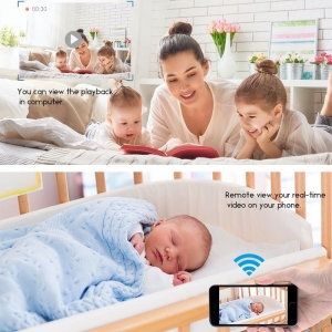 Stebėjimo IP kamera "Budrus stebėtojas" (720P, Wifi, Wireless, naktinio matymo)