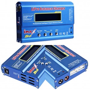 Lion, LiPo, LiFe (A123), Pb, NiCd ir NiMH baterijų Įkrovėjas